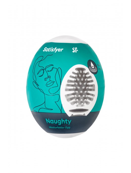 Мастурбатор-яйцо Satisfyer Naughty Mini Masturbator - Satisfyer - в Магнитогорске купить с доставкой