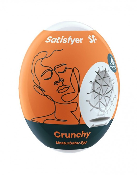 Мастурбатор-яйцо Satisfyer Crunchy Mini Masturbator - Satisfyer - в Магнитогорске купить с доставкой