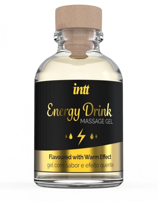 Массажный гель с согревающим эффектом Energy Drink - 30 мл. - INTT - купить с доставкой в Магнитогорске