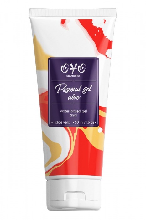 Анальная смазка на водной основе OYO Personal Gel Aloe - 50 мл. - OYO - купить с доставкой в Магнитогорске