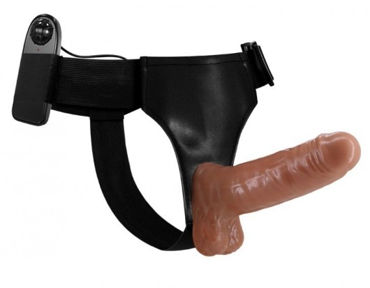 Страпон на трусиках с вибрацией Ultra Passionate Harness - 16 см. - Baile - купить с доставкой в Магнитогорске