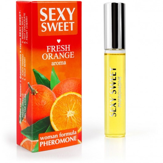 Парфюм для тела с феромонами Sexy Sweet с ароматом апельсина - 10 мл. -  - Магазин феромонов в Магнитогорске