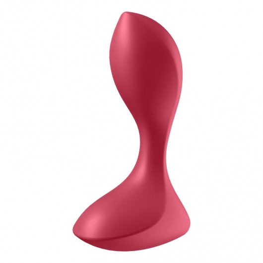 Красный вибромассажёр простаты Satisfyer Backdoor Lover - 14 см. - Satisfyer - в Магнитогорске купить с доставкой