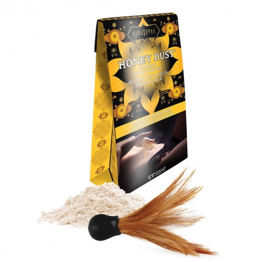 Пудра для тела Honey Dust Body Powder с ароматом кокоса и ананаса - 28 гр. - Kama Sutra - купить с доставкой в Магнитогорске