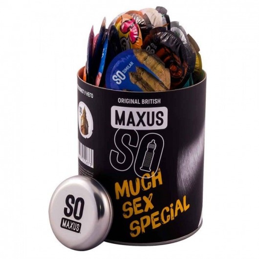 Текстурированные презервативы в кейсе MAXUS So Much Sex - 100 шт. - Maxus - купить с доставкой в Магнитогорске