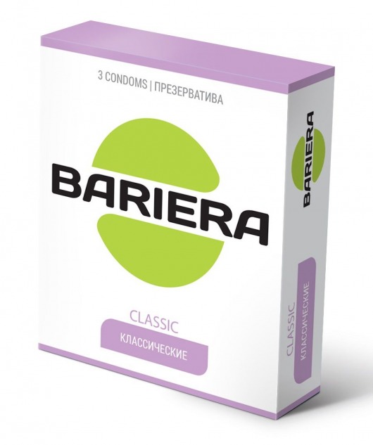 Классические презервативы Bariera Classic - 3 шт. - Bariera - купить с доставкой в Магнитогорске