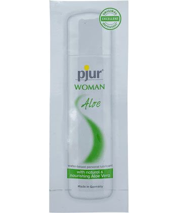 Лубрикант на водной основе pjur WOMAN Aloe - 2 мл. - Pjur - купить с доставкой в Магнитогорске