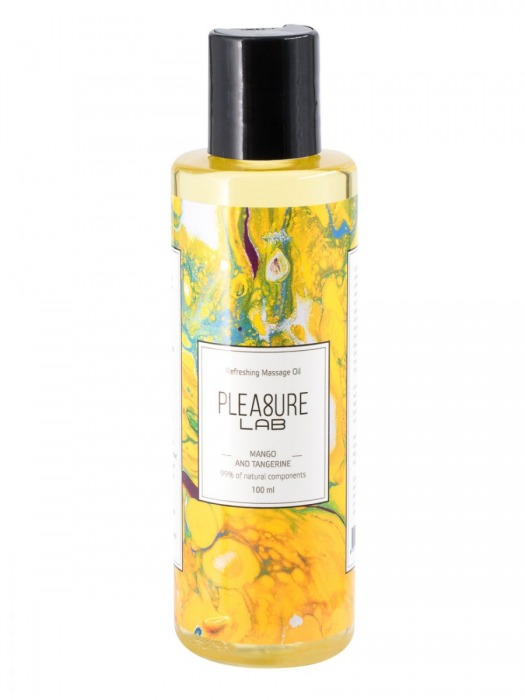 Массажное масло Pleasure Lab Refreshing с ароматом манго и мандарина - 100 мл. - Pleasure Lab - купить с доставкой в Магнитогорске