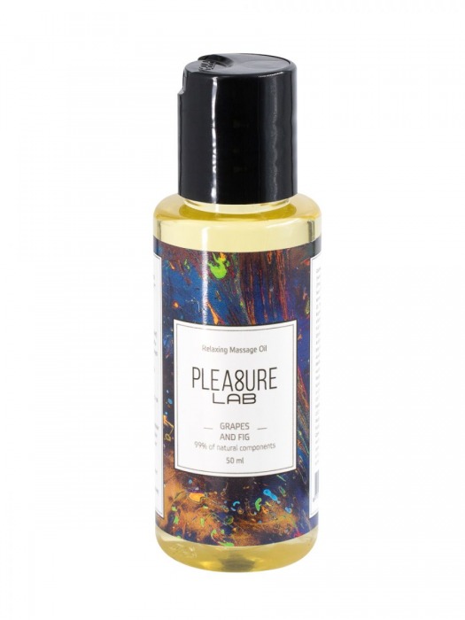 Массажное масло Pleasure Lab Relaxing с ароматом винограда и инжира - 50 мл. - Pleasure Lab - купить с доставкой в Магнитогорске