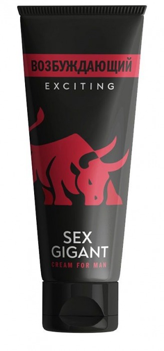Возбуждающий крем для мужчин Sex Gigant - 80 мл. - Миагра - купить с доставкой в Магнитогорске