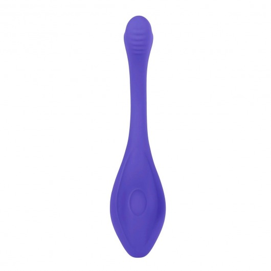 Фиолетовый гибкий вибростимулятор с пультом ДУ Anywhere Vibe - Evolved