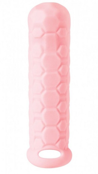 Розовый фаллоудлинитель Homme Long - 15,5 см. - Lola Games - в Магнитогорске купить с доставкой