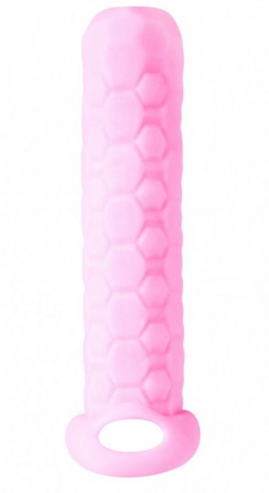 Розовый фаллоудлинитель Homme Long - 13,5 см. - Lola Games - в Магнитогорске купить с доставкой
