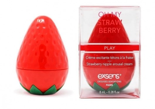 Крем для стимуляции сосков Oh My Strawberry - 8 мл. - Exsens - купить с доставкой в Магнитогорске