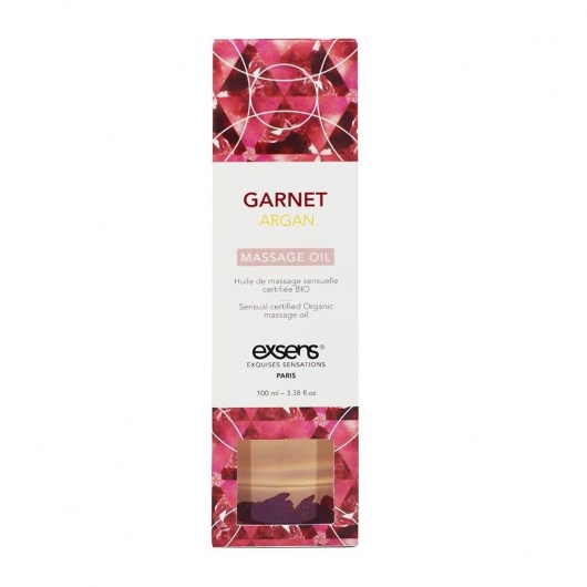 Органическое массажное масло GARNET ARGAN - 100 мл. - Exsens - купить с доставкой в Магнитогорске