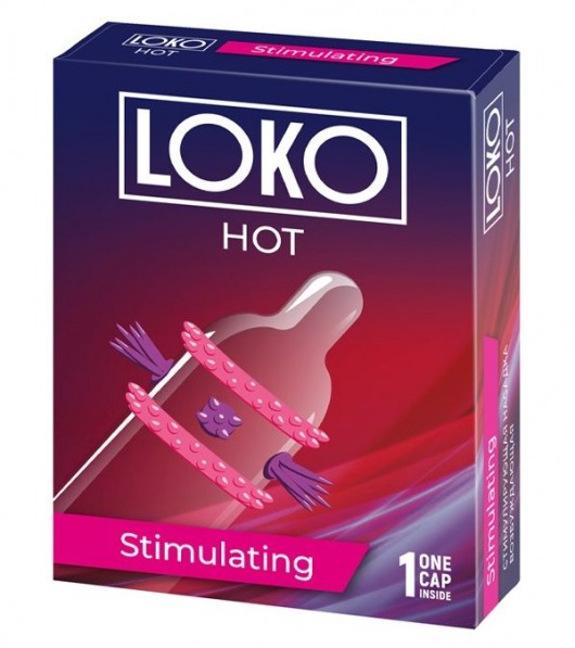 Стимулирующая насадка на пенис LOKO HOT с возбуждающим эффектом - Sitabella - в Магнитогорске купить с доставкой
