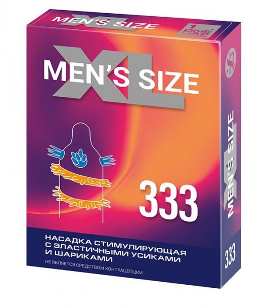 Стимулирующая насадка на пенис MEN SIZE 333 - Sitabella - в Магнитогорске купить с доставкой