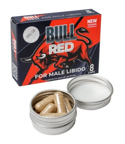 Пищевой концентрат для мужчин BULL RED - 8 капсул - Sitabella - купить с доставкой в Магнитогорске