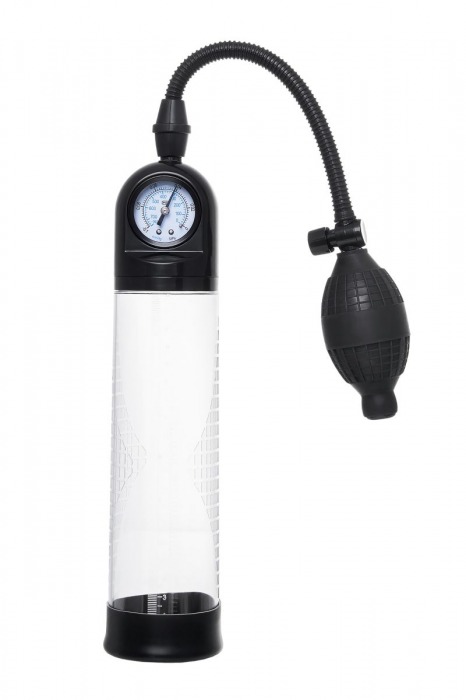 Прозрачная механическая помпа Roald с манометром - Sexus - в Магнитогорске купить с доставкой