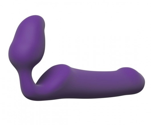 Фиолетовый безремневой страпон Queens L - Adrien Lastic - купить с доставкой в Магнитогорске