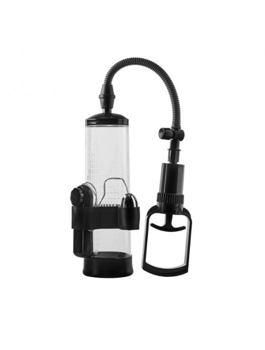 Прозрачная вакуумная помпа с вибрацией Vibrating Penis Pump - Dream Toys - в Магнитогорске купить с доставкой
