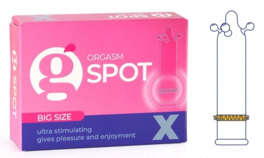 Стимулирующая насадка G-Spot X Big size - Sitabella - купить с доставкой в Магнитогорске