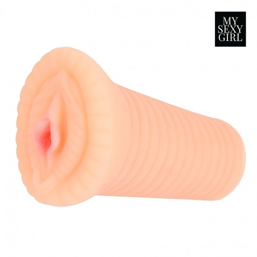 Реалистичный мастурбатор-вагина телесного цвета с вибрацией - Bior toys - в Магнитогорске купить с доставкой