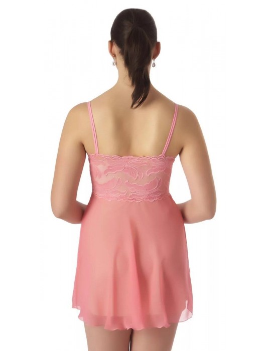 Полупрозрачная сорочка из однотонного шифона - Belweiss купить с доставкой