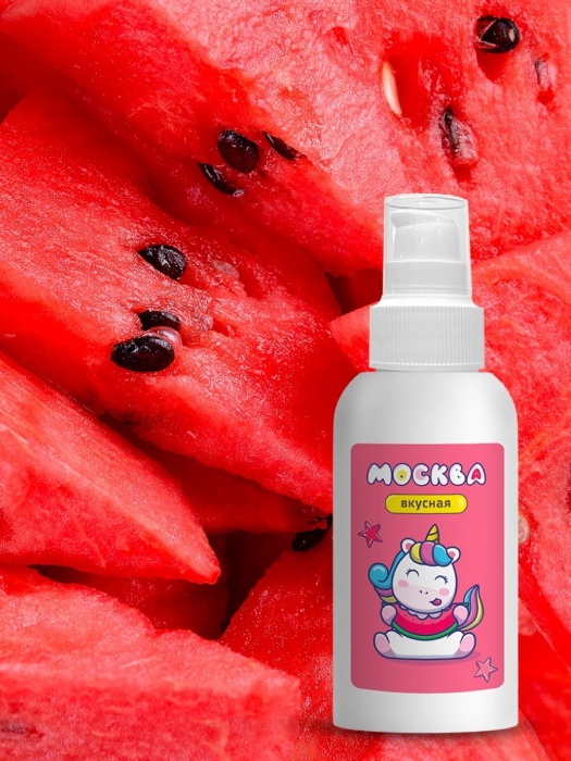 Универсальная смазка с ароматом арбуза  Москва Вкусная  - 100 мл. - Москва - купить с доставкой в Магнитогорске