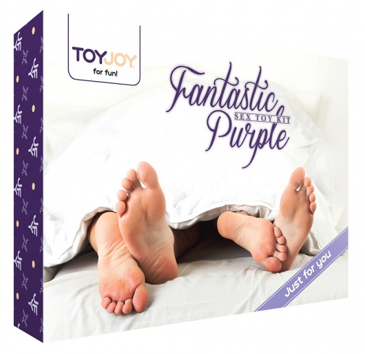 Эротический набор FANTASTIC PURPLE SEX TOY KIT - Toy Joy - купить с доставкой в Магнитогорске