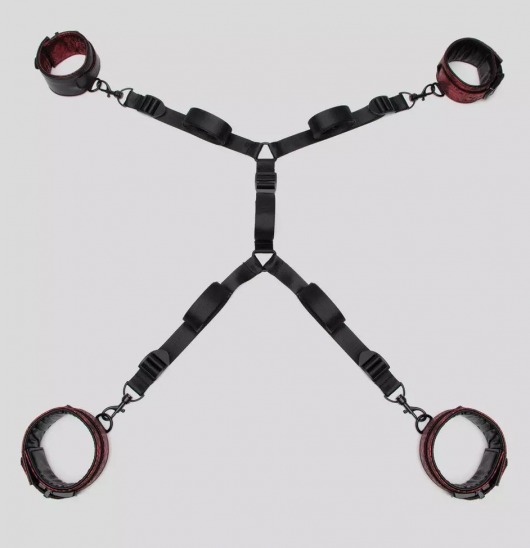 Изысканный набор фиксаций на кровати Reversible Under Mattress Restraint Set - Fifty Shades of Grey - купить с доставкой в Магнитогорске