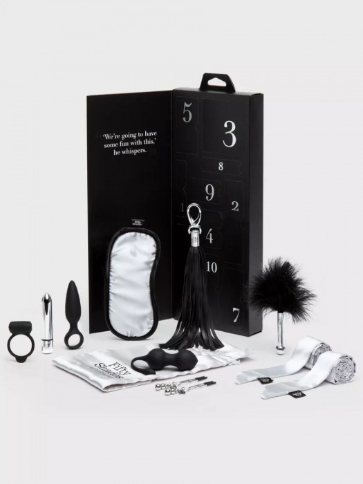 Эротический набор Pleasure Overload 10 Days of Play Gift Set - Fifty Shades of Grey - купить с доставкой в Магнитогорске