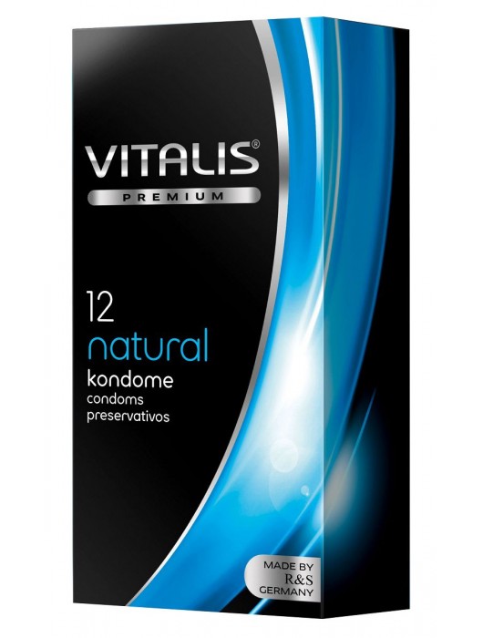 Классические презервативы VITALIS PREMIUM natural - 12 шт. - Vitalis - купить с доставкой в Магнитогорске