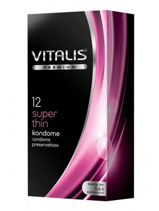 Ультратонкие презервативы VITALIS PREMIUM super thin - 12 шт. - Vitalis - купить с доставкой в Магнитогорске