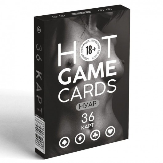 Игральные карты HOT GAME CARDS НУАР - 36 шт. - Сима-Ленд - купить с доставкой в Магнитогорске