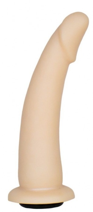 Телесная гладкая насадка-фаллоимитатор Harness - 17 см. - LOVETOY (А-Полимер) - купить с доставкой в Магнитогорске