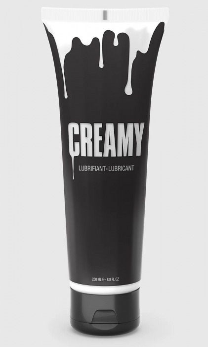 Смазка на водной основе Creamy с консистенцией спермы - 250 мл. - Strap-on-me - купить с доставкой в Магнитогорске