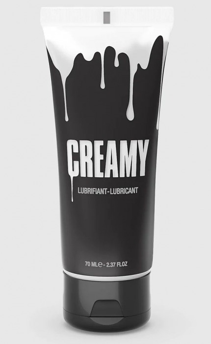 Смазка на водной основе Creamy с консистенцией спермы - 70 мл. - Strap-on-me - купить с доставкой в Магнитогорске