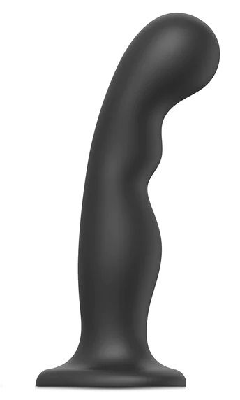 Черная насадка Strap-On-Me Dildo Plug P G size XXL - Strap-on-me - купить с доставкой в Магнитогорске