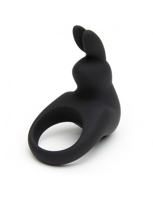 Черное эрекционное виброкольцо Happy Rabbit Rechargeable Rabbit Cock Ring - Happy Rabbit - в Магнитогорске купить с доставкой