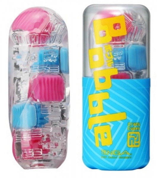 Мастурбатор Tenga Bobble Crazy Cubes - Tenga - в Магнитогорске купить с доставкой