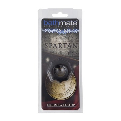 Чёрное эрекционное кольцо Spartan - Bathmate - в Магнитогорске купить с доставкой