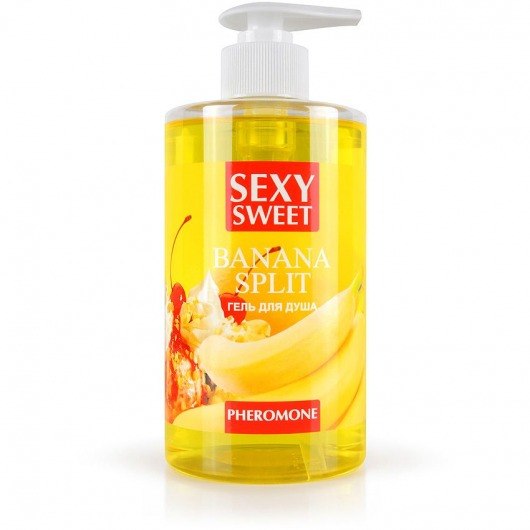 Гель для душа Sexy Sweet Banana Split с ароматом банана и феромонами - 430 мл. -  - Магазин феромонов в Магнитогорске
