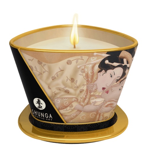 Массажная свеча Vanilla Fetish с ароматом ванили - 170 мл. - Shunga - купить с доставкой в Магнитогорске
