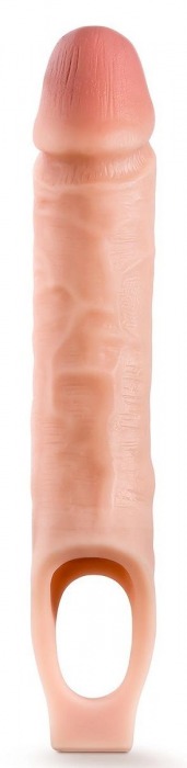 Телесная насадка на пенис 10 Inch Cock Sheath Extender - 25 см. - Blush Novelties - в Магнитогорске купить с доставкой