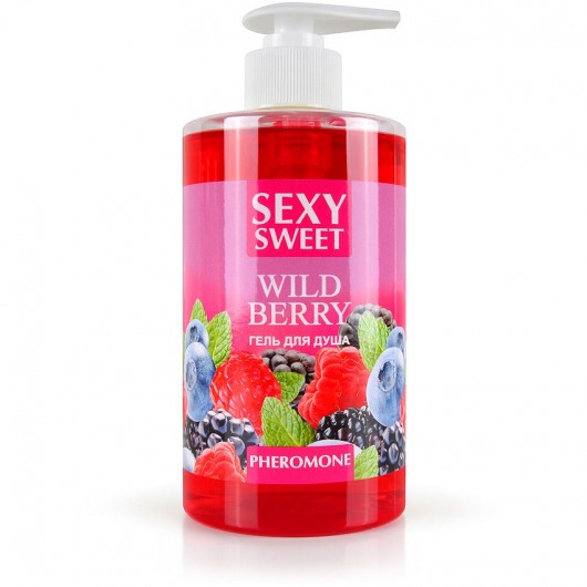 Гель для душа Sexy Sweet Wild Berry с ароматом лесных ягод и феромонами - 430 мл. -  - Магазин феромонов в Магнитогорске