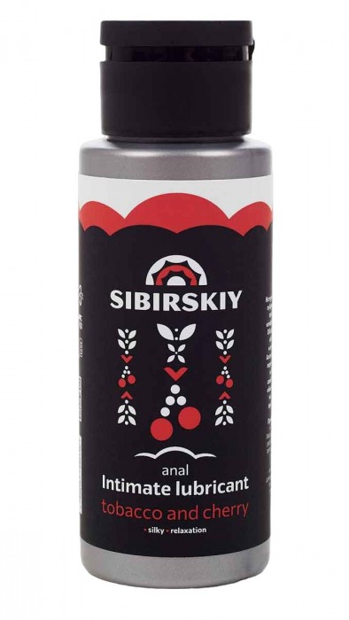 Анальный лубрикант на водной основе SIBIRSKIY с ароматом вишни и табака - 100 мл. - Sibirskiy - купить с доставкой в Магнитогорске
