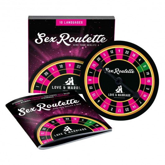 Настольная игра-рулетка Sex Roulette Love   Marriage - Tease&Please - купить с доставкой в Магнитогорске