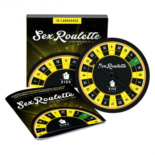 Настольная игра-рулетка Sex Roulette Kiss - Tease&Please - купить с доставкой в Магнитогорске