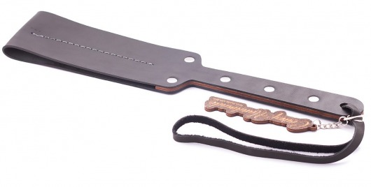 Гладкий мягкий удлиненный пэддл с заклепками - 32 см. - Crazy Handmade - купить с доставкой в Магнитогорске